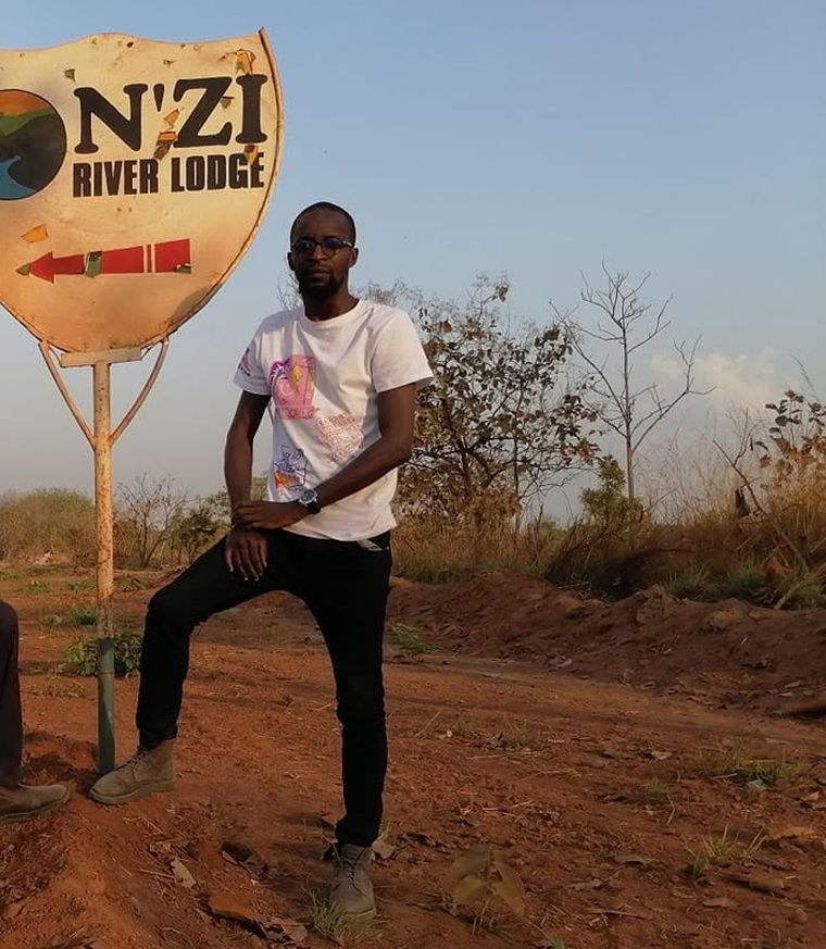 Mac Arthur en mission pour la GIZ à N'Zi River Lodge